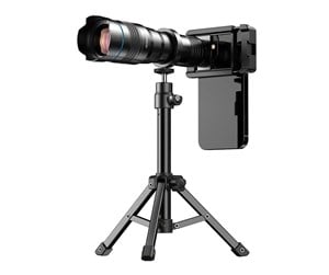 Mobil - Andre tilbehør - APEXEL 36X camera lens APL-36XJJ020 with tripod (black) - APL-36XJJ020