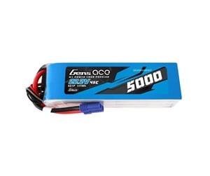 Fjernstyrt - Gens ace &Tattu LiPo G-Tech 5000mAh 22.2V 45C 6S1P battery with EC5 plug - GEA506S45E5GT