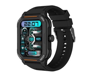 Smartklokke, Smartwatch & Sportsklokke - BlitzWolf Smartwatch BW-GTC3 (Black/Black Steel) - BW-GTC3