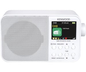 DAB, nettverks- og klokkeradio - Kenwood CR-M30DAB-W - DAB+/FM - Mono - Hvit - CR-M30DAB-W