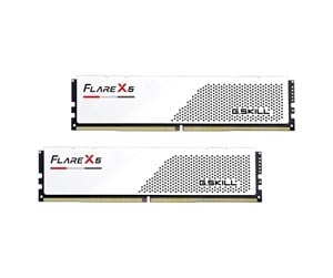 RAM - G.Skill Flare X5 DDR5-6000 - 32GB - CL28 - Dual Channel (2 pcs) - AMD EXPO - Hvit - F5-6000J2836G16GX2-FX5W