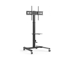 Veggmontering, AV-braketter & AV-møbler - TECHLY cart - for LCD TV - with shelf - black 40 kg 70" 200 x 200 mm - ICA-TR228