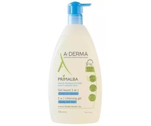 Kroppspleie - A-Derma Baby Primalba 2-In-1 Cleansing Gel – 750ml - 3282770146004