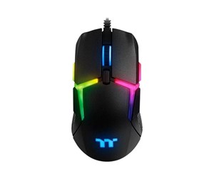 Mus - Thermaltake Tt eSPORTS Level 20 RGB - Mus - Optisk - 8 - Svart - GMO-LVT-WDOOBK-01