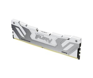 RAM - Kingston FURY Renegade DDR5-8400 - 24GB - CUDIMM for Intel - CL40 - Single Channel (1 pcs) - Intel XMP - Hvit - KF584CU40RW-24