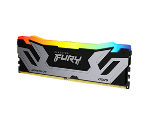 RAM - Kingston FURY Renegade RGB DDR5-8400 - 24GB - CUDIMM for Intel - CL40 - Single Channel (1 pcs) - Intel XMP - Svart med RGB - KF584CU40RSA-24