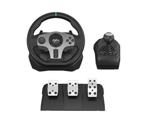 Spill - Tilbehør - PXN V9 - wheel pedals and gear shift lever set - wired - Steering wheel & Pedal set - Sony PlayStation 4 - PXN-V9