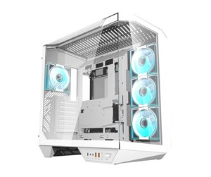 Kabinett - Darkflash Computer Case DY470 4 fans (white) - Kabinett - Miditower - DY470 White