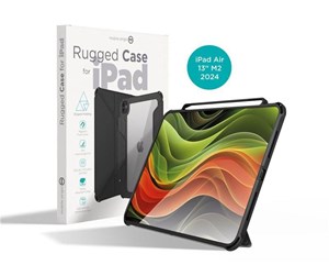 Nettbrett - Deksler og etui - Mobile Origin Rugged Case for iPad Air 13" M2 2024 - black - RCIPA-13-2024-BLK