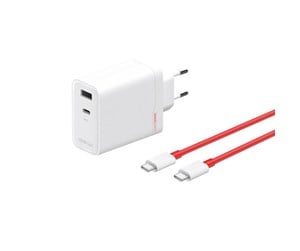 Mobil - Adaptere og ladere - OnePlus 120 W SUPERVOOC GaN-adapter med to porter (Type-C + Type-A) - 5461100631