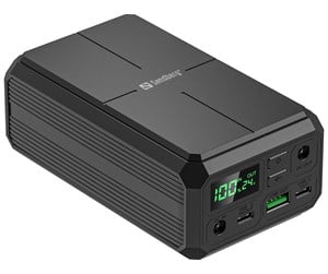 Nødlader - Sandberg Laptop Powerbank 27000 PD100W Nødlader - Svart - 27000 mAh - 421-13