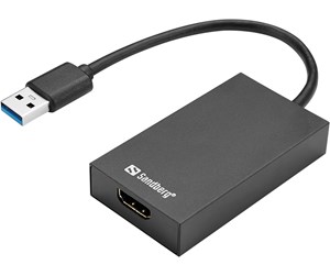 Skjermkabel - Sandberg USB 3.0 to HDMI Converter - 134-42