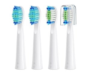 Elektrisk tannbørste - Bitvae Børstehoder Toothbrush tips D2 (White) - BV D2
 White 4PCS