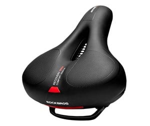 Sport & Fitness - Rockbros Bicycle saddle AQ-6090R (Black-Red) - AQ-6090R