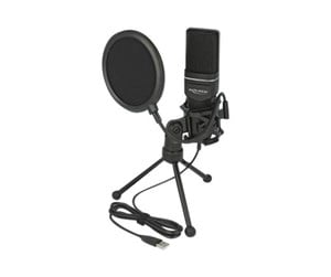 Mikrofon - DeLOCK USB Condenser Microphone Set - 66331