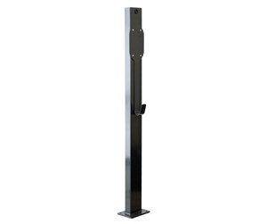 Lading av elbil - go-e Pedestal with cable holder MB anthracite - CH-20-20-02