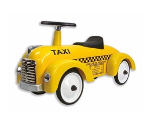 Kjøretøy - Magni Ride-on Vehicle TAXI in Metal Yellow - 1995