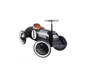 Kjøretøy - Magni Metal Ride-On Vehicle Classic Racer Black - 2177