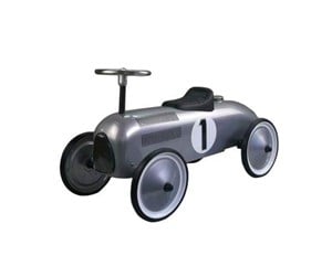 Kjøretøy - Magni Metal Ride-On Vehicle Classic Racer Grey - 2302