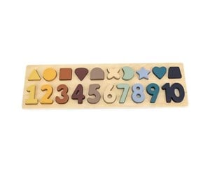 Babyleker - Magni Puzzle with numbers and shapes - 3296