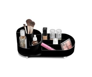 Baderomstilbehør - Gillian Jones - Large table organizer with swivel function - Black - Large - 12002-00