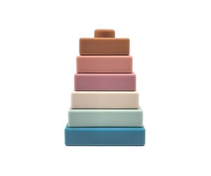 Babyleker - Magni Silicone Stacking Tower Squared Shape - 3309