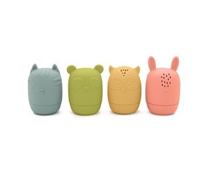 Babyleker - Magni Bath Spirit Animals in Silicone 4 pcs - 3515