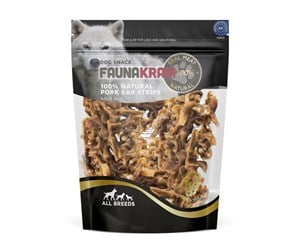 Hund - Faunakram - Pork Ear Strips - 300g - 10825