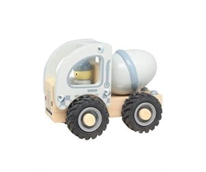 Treleker - Magni Wooden cement truck with rubber wheels - 5593