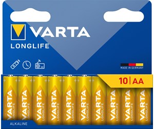 Batteri - VARTA 4106101761 Longlife AA - 10-pack - 4106101761