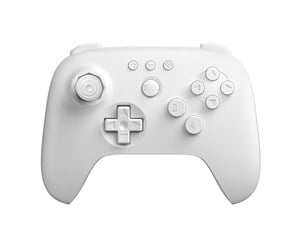 Spill - Tilbehør - 8BitDo 64 Bluetooth - White - Controller - Nintendo Switch - RET00501