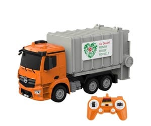 Fjernstyrt - Double Eagle Remote control RC garbage truck 1:26 ( orange) Mercedes-Benz Antos E676-003 - E676-003