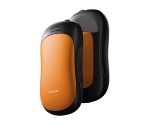 Nødlader - Ocoopa UT3 Pro 2x5000 mAh hand warmer with powerbank function USB-C Nødlader - Oransje - 5000 mAh - UT4102-OG_BK