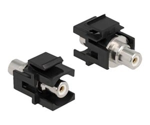 Tilbehør - DeLOCK Keystone Module RCA Female > RCA Female - 86742