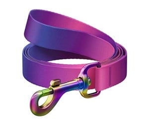 Hund - Waudog gradient nylon dog leash 15mm wide 122cm long purple - 46629