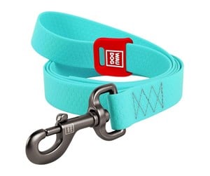 Hund - Waudog waterproof luminescent dog leash 25mm wide 183 cm long turquoise - 4201000090-2