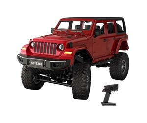 Fjernstyrt - Double Eagle Remote-controlled car 1:14 (red) Jeep Crawler Pro E340-003 - E340-003