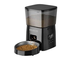 Katt - Rojeco 2L Automatic Pet Feeder Button Version - RWSQ-02 Black