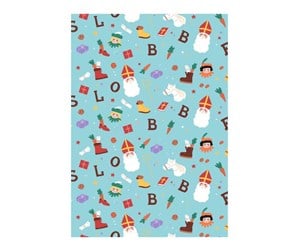 Hobbyartikler - Lobbes - Sinterklaas Wrapping paper 5mtr. - lobbes sint