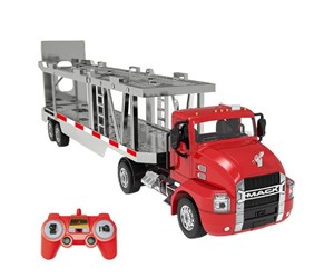 Fjernstyrt - Double Eagle Remote-controlled truck 1:26 (red) (Car Transporter) E583-003 - E583-003