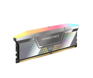 RAM - Corsair Vengeance DDR5-8000 - 48GB - CUDIMM for Intel - CL38 - Dual Channel (2 pcs) - Intel XMP - Sølv med RGB - CMHC48GX5M2X8000C38