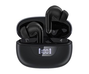 Hodetelefoner - Choetech TWS BH-T60 ENC+ANC Wireless Headphones - BH-T60-black