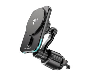 Mobil - Adaptere og ladere - Choetech MagLeapWirdess Qi2 15W fast car charger - T231-F-Qi2