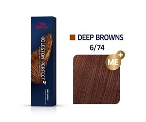 Hårpleie - Wella Koleston Perfect Me+ 60 ml - No.6/74  Deep Brown - 8005610626659