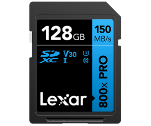 Minnekort - Lexar Pro 800X SD - 150MB/s - 128GB - LSD0800P128G-BNNNG