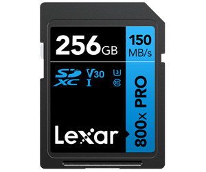 Minnekort - Lexar Pro 800X SD - 150MB/s - 256GB - LSD0800P256G-BNNNG