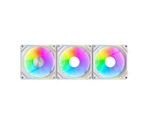 Kabinettvifte - Darkflash Gauss G24 3-in-1 computer fans (white) - Kabinettvifte - 120mm - Hvit - 33 dBA - Gauss G24 3IN1 White