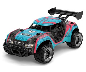 Fjernstyrt - TEC-TOY Speed Racing Dirst Stars RC 1:20 2.4GHz 3.7V Li-ion - Blue/pink - 471411