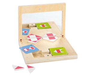 Brettspill & Puslespill - Small Foot Wooden Symmetry Game with Mirror Educational - 12463