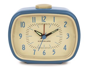 Dekorasjon - Kikkerland Retro Alarm Clock - Blue - AC08-BL-EU